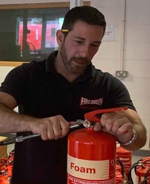 Undertaking Fire Extinguisher Servicing