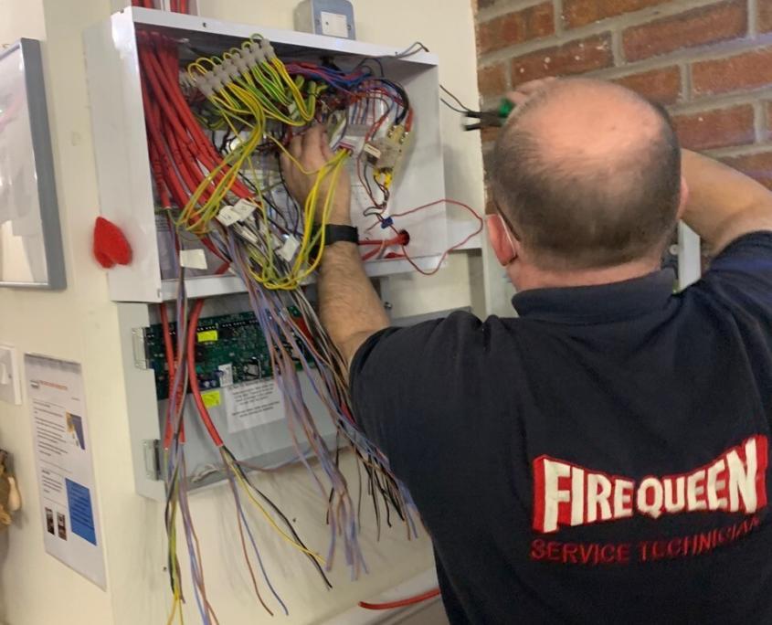 Fire Alarm System replacing failed unit