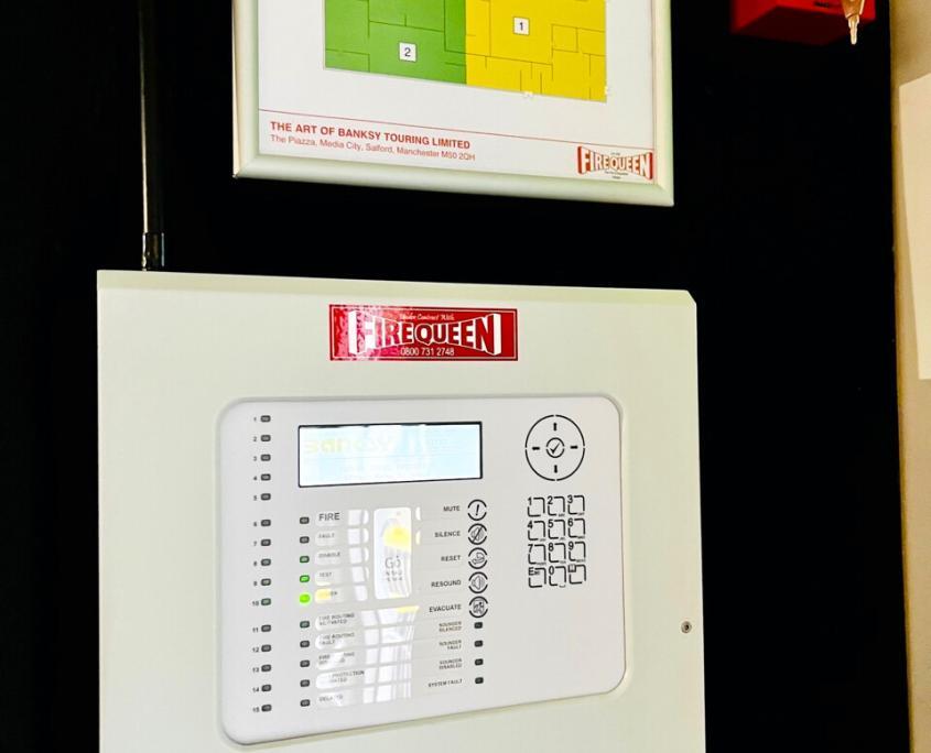 Fire System for a Temporary installation at The Art of Banksy Exhibition at Media City in Manchester