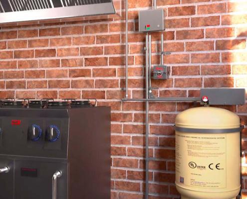 Ceasefire UL Listed ULtraX Kitchen Fire Suppression System