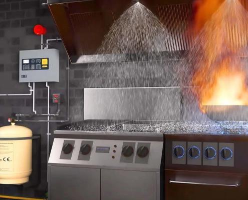 Ceasefire UL Listed ULtraX Kitchen Fire Suppression System